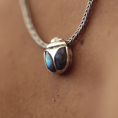 Beetle of rebirth necklace